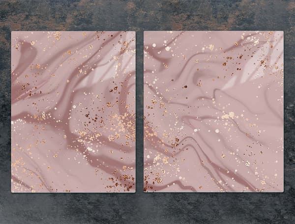 GLASSKYDDSPLÅT FÖR SPIS 85x52 MARMOR