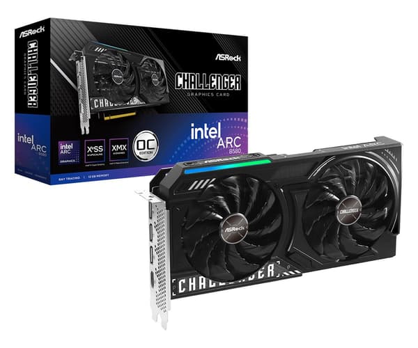 Asrock Intel ARC B580 CL 12GO grafikkort