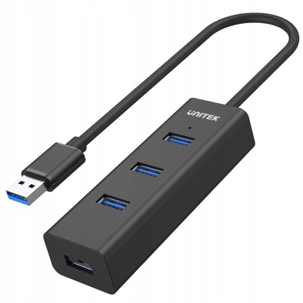 Unitek Y-3089 4xUSB 3.0 USB-hub sort