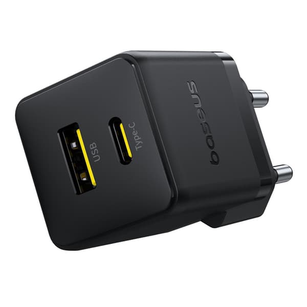 Palm 30W USB-C USB-A Vægoplader - Sort