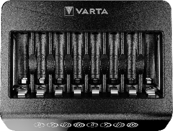 VARTA LCD MULTILADDARE+ USB C batteriladdare - inga batterier