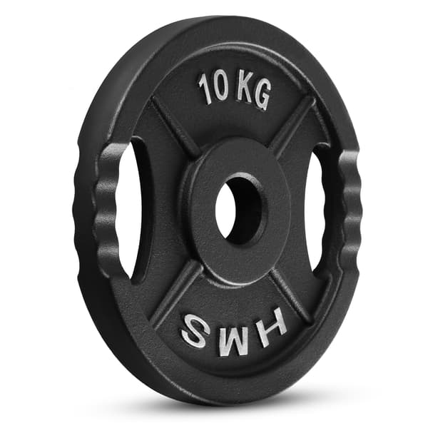 Olympisk vægtskive sort 10 kg HMS TOD10