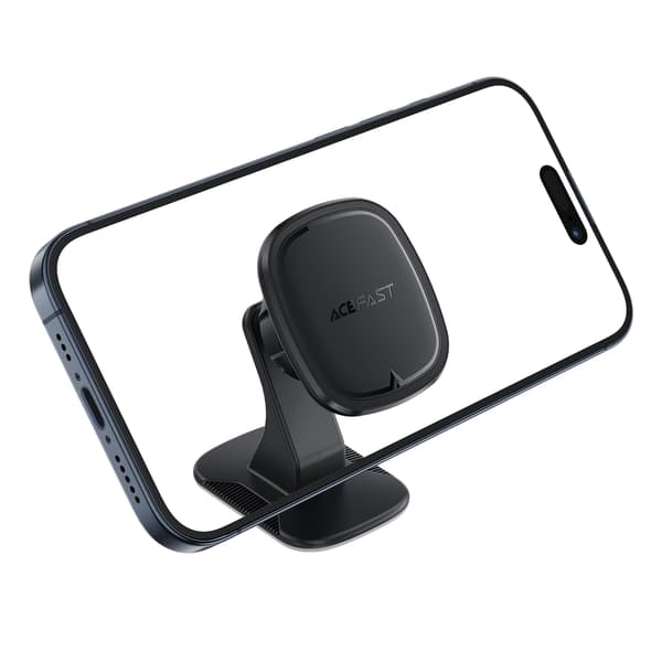 Magnetisk smartphoneholder til instrumentbræt - sort