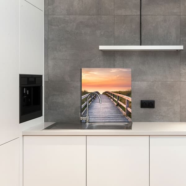 GLASPANEL TIL KØKKEN 60x65 Most