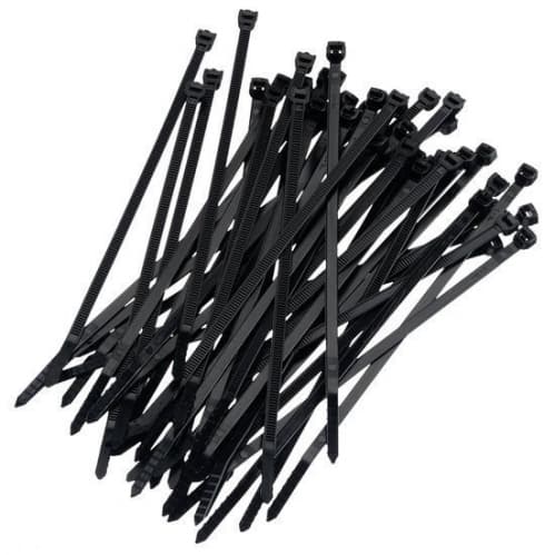 SPÆNDEBIND 3,6×400 MM - 100 STK. SORT