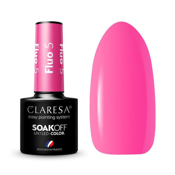 CLARESA Hybrid Nagellack FLUO - 5 5g
