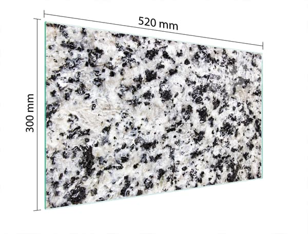 SKÄRBRÄDA I GLAS 52x30 MARMOR