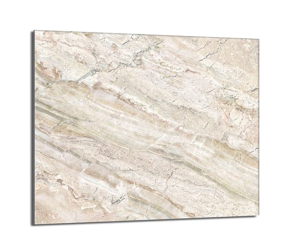 Glasskydd för spishäll 60x52 Marmor