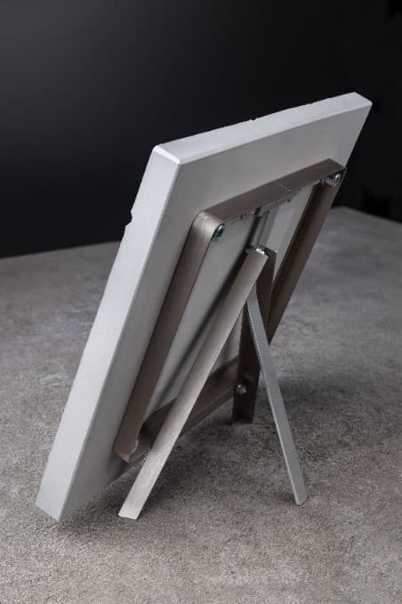 Space Plate Stand - 20×20 cm (sølv)