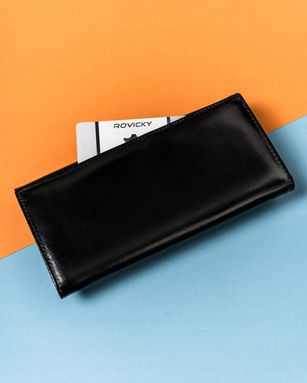 Lorenti RFID naisten pitkä nahkalompakko