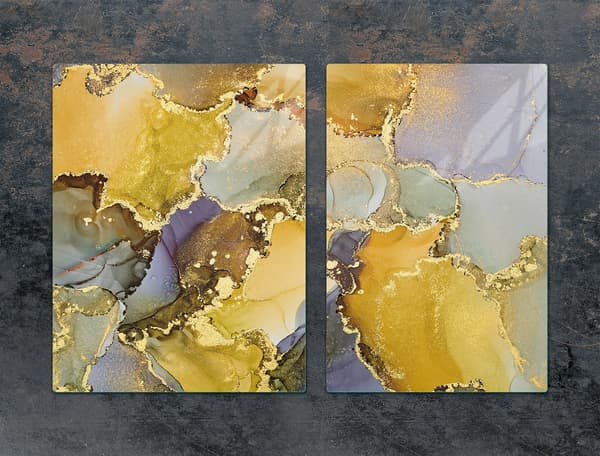 GLASSKYDDSPLÅT FÖR SPIS 75x52 MARMOR