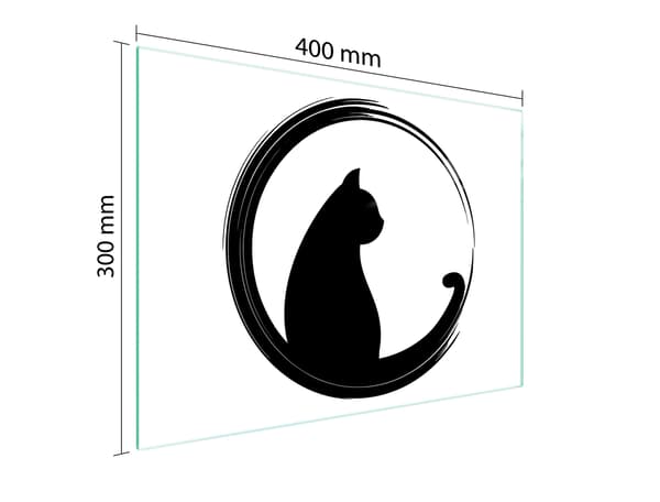 GLAS SKÄRBRÄDA 40x30 KAT