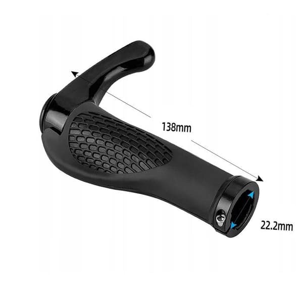MTB cykelgreb ROXAR ergonomiske styrender sort