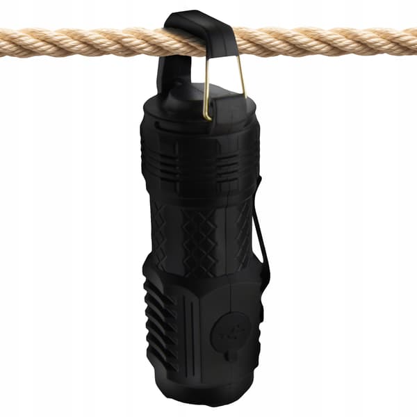 VERGIONIC Lomme LED-lommelygte nøglering 5 tilstande USB-C