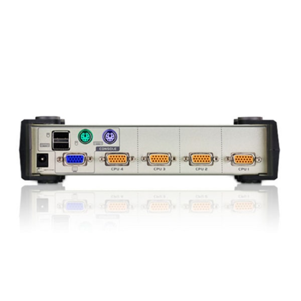 Aten 4-portars PS/2-USB VGA KVM-switch Aten | 4-portars PS/2-USB VGA ...