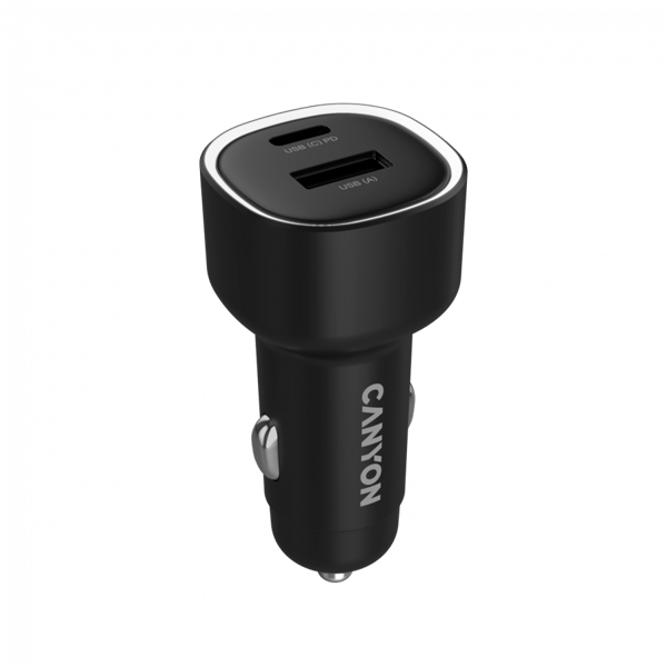 CANYON OnDrive 48 PD 48W Biloplader USB-A+USB-C Sort
