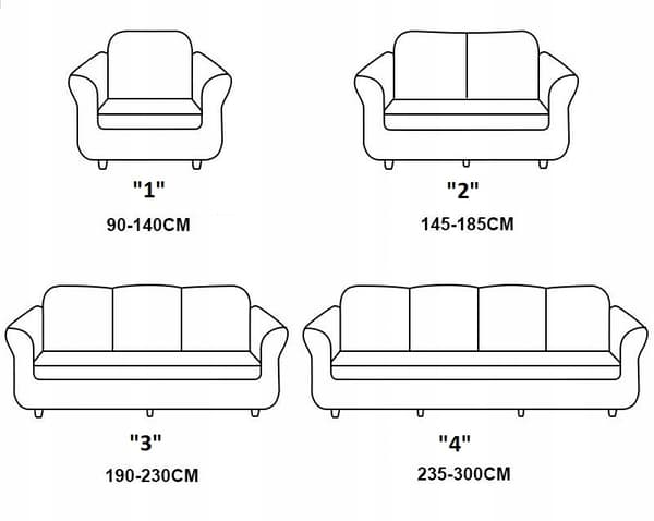 Soffskydd för 3-sits soffsäng i kamel jacquard