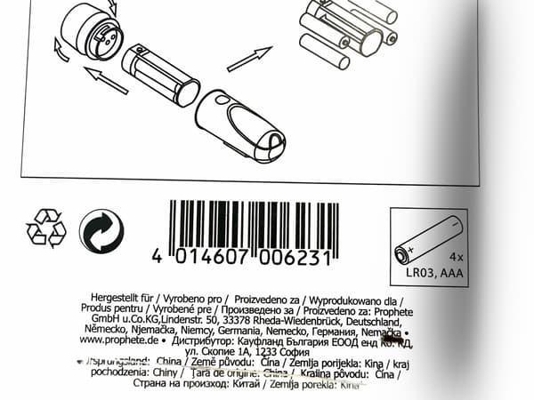 LED CYKELLAMPE PROPHET MED SILIKONEHOLDER