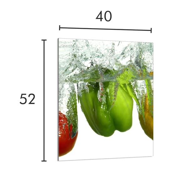 SKÄRBRÄDA I GLAS 40x52 Peppar