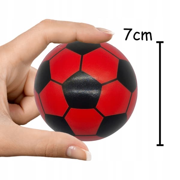 FODBOLD blød afslapningsbold ANTI-STRESS 7 CM