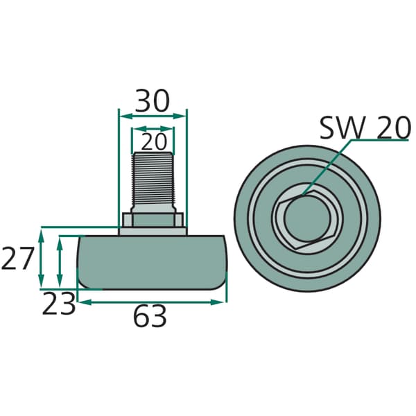Kolvrulle John Deere 647688282F Granite 688282