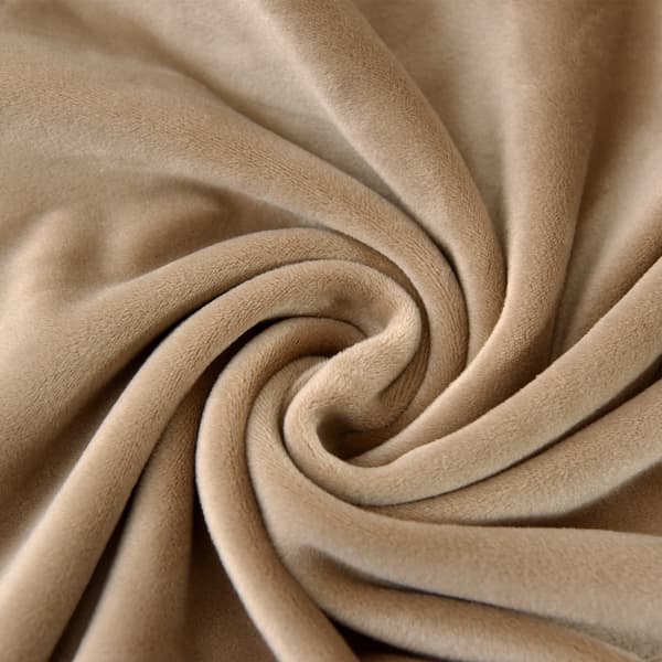 Sofföverdrag 3-sitsig soffa kamelfärgad velour