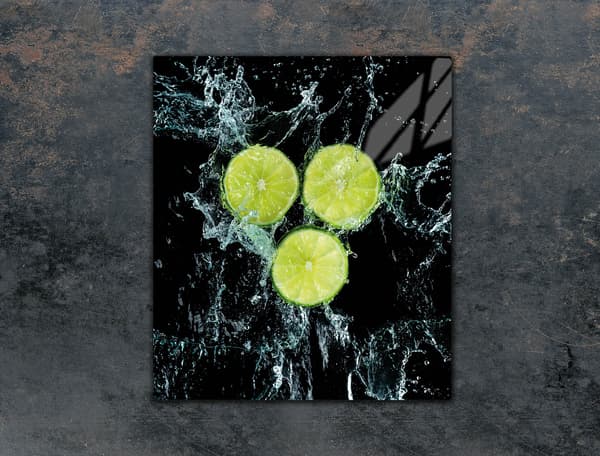 GLAS SKÆREBRÆT 45x52 CITRON