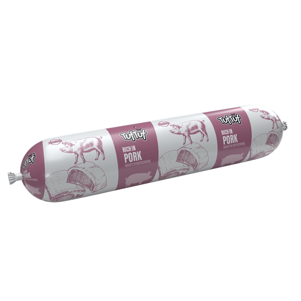 TUF TUF Bar med svinekød - vådfoder til hunde - 24x900g