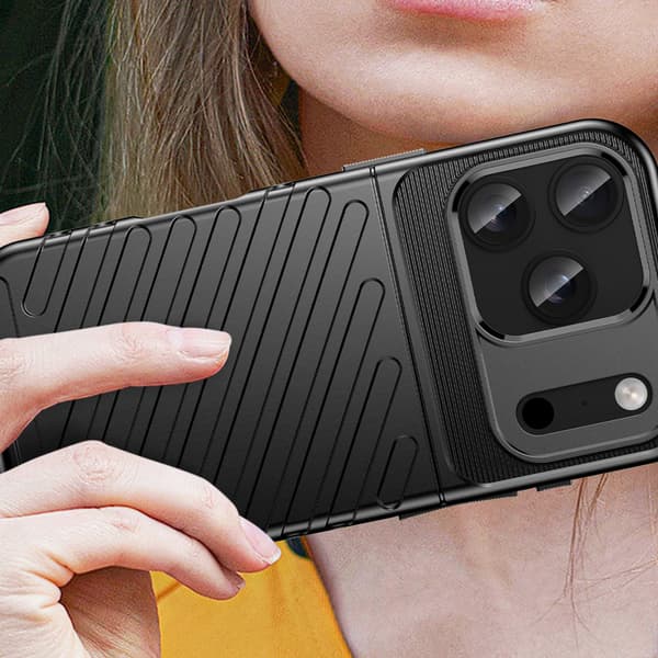 Bagcover til iPhone 17 Pro Max Thunder Cover - sort