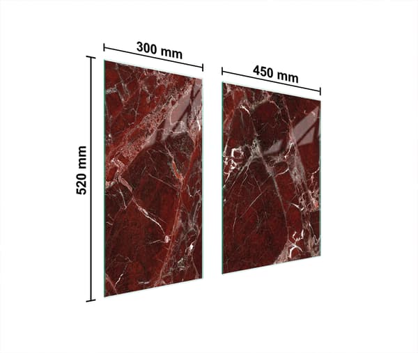 LASISUOJALEVY 75x52 MARMORIA