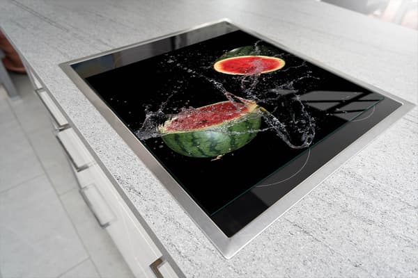 SKÄRBRÄDA I GLAS 52x40 VATTENMELON