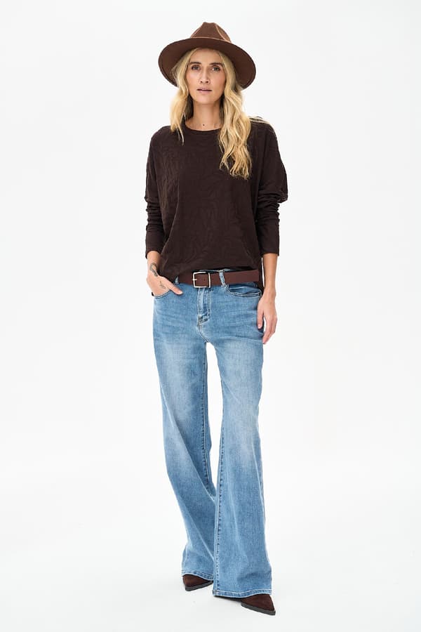 Dazi Chokolade Damebluse 36/38