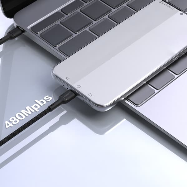 USB-C - iPhone Lightning 30W 1m Kaapeli - Musta