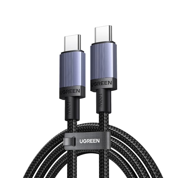 USB-C PD 100W 5A 1m kabel - Svart