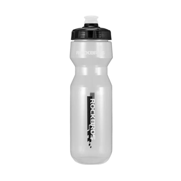 Polkupyörän pullo 750 ml - läpinäkyvä musta