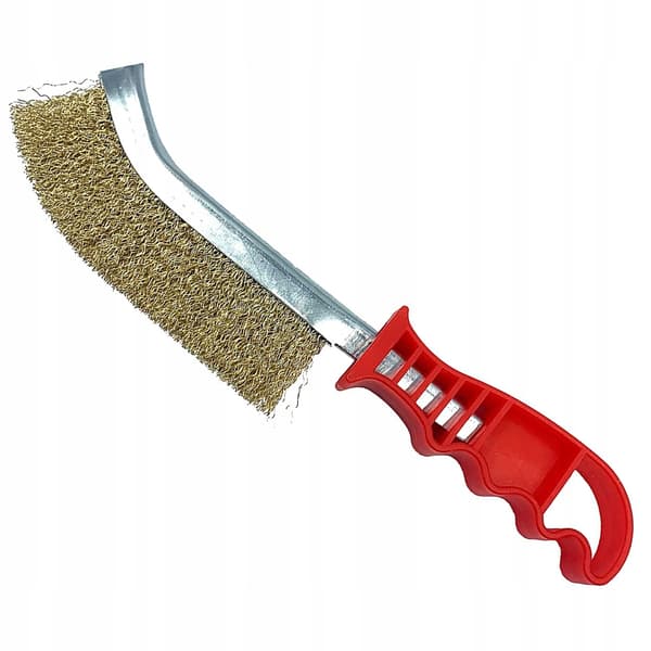 SilverTools smal slitsad mässingsborste