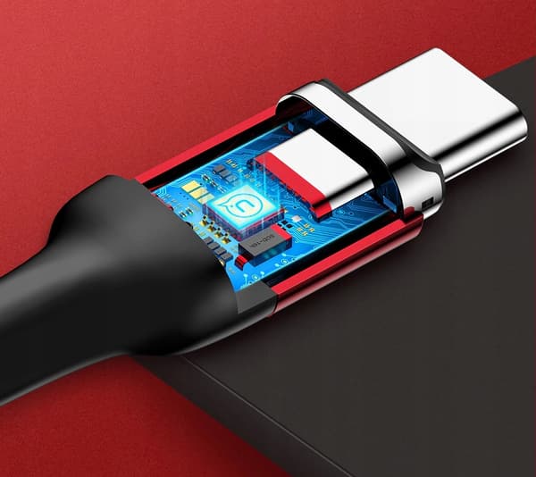 Magnetisk USB-C 3A snabbladdningskabel 3.0 med dataöverföring