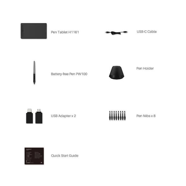 Huion H1161 Ritplatta