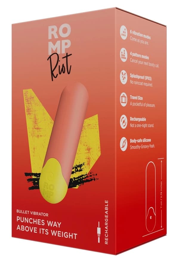 ROMP Mini Bullet Vibrator Discreet 7 cm Riot