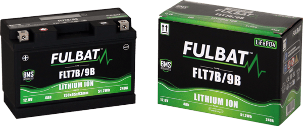 FULBAT FUL LITHIUM-batteri - FLT7B / FLT9B / LT7B / LT9B (lithiumjernfosfat)