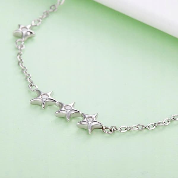 Kändisarmband STJÄRNOR Silver 925