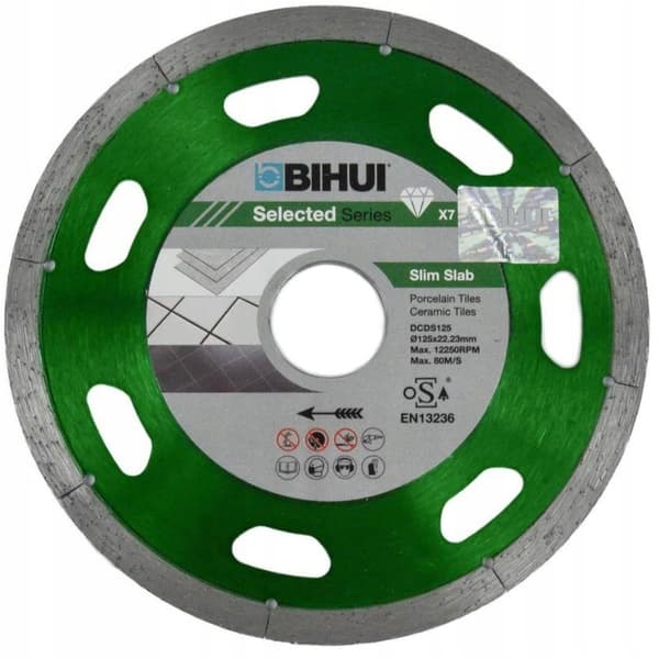 BIHUI smal segmenteret klinge til skæring af fliser 125MM DCDS125