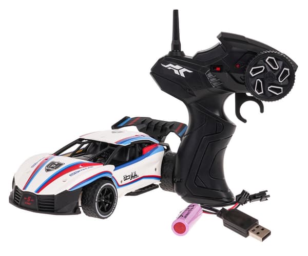 Speed 1:20 R/C Metallbil Vit