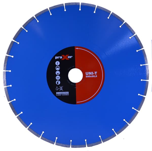 UNI-T 500 mm PRAXER diamantskive