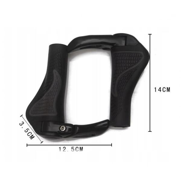 ROCKBROS Sorte Cykelgreb med Styrender (BT1008B)