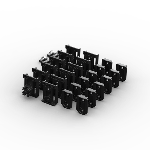 QBRICK CUSTOM SÆT 1 sæt adaptere til røde kasser i arrangøren