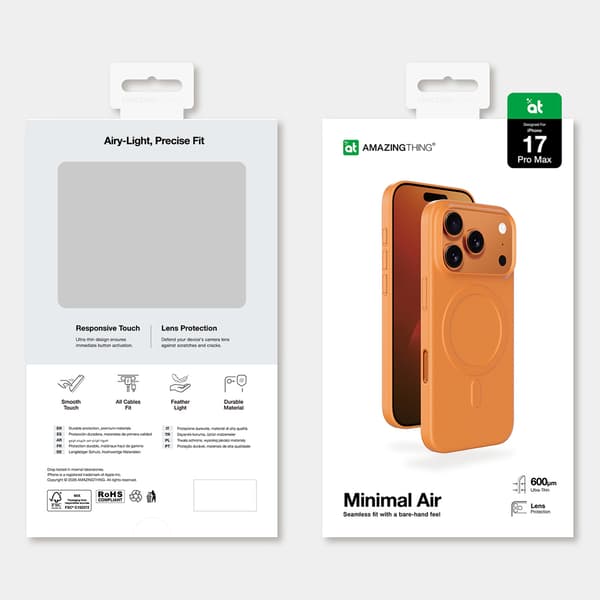 iPhone 17 Pro Max Minimal Air-cover MagSafe - Orange