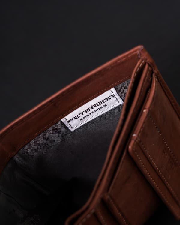 Peterson PTN N008-PCA Herr Läderplånbok