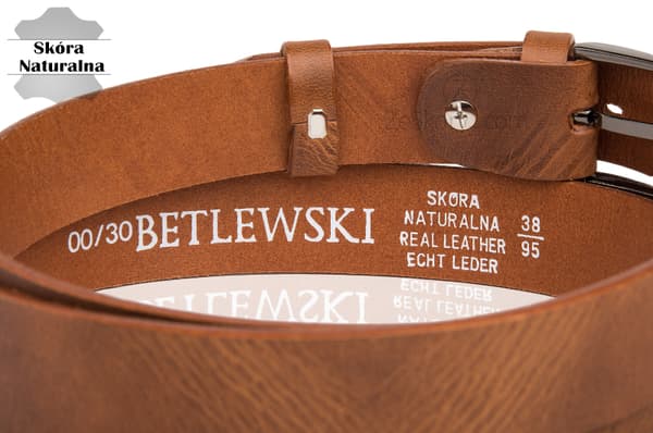 LIC30-0 CAMEL 110 Läderbälte REGULAR +CERTIFIKAT