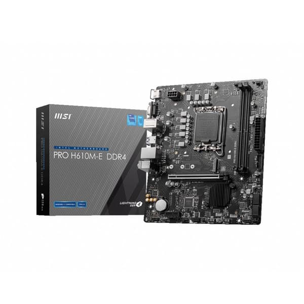 MSI PRO H610M-E DDR4 bundkort